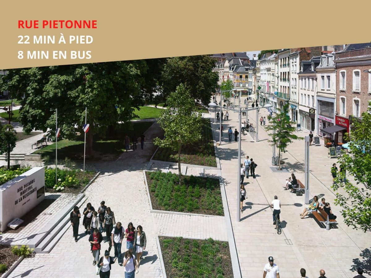 4 Chambres - Grande Maison - Parking - Jardin Amiens Exterior foto